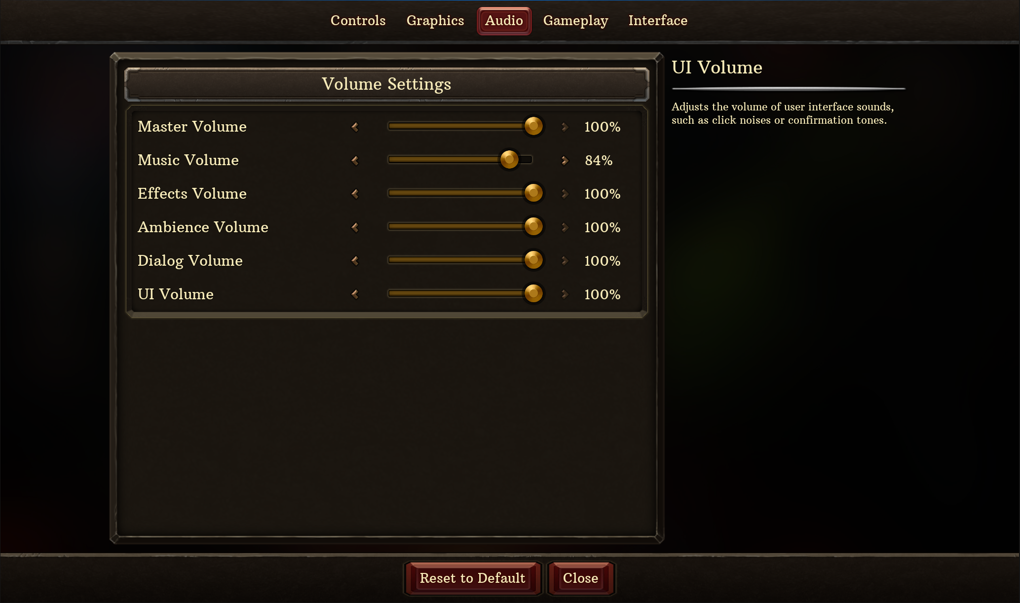Main Menu